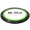 LEAN TOYS Federabdeckung für 12ft Trampolin LEAN SPORT PRO – UV-beständiges PVC, Blau