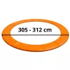 LEAN TOYS Federabdeckung für 10ft Trampolin, Blau, UV-beständiges PVC, EPE-Schaum, elastische Gurte, EN71, BEST Serie