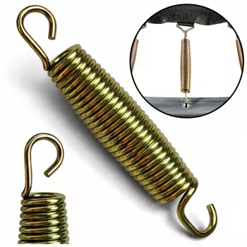 LEAN TOYS Feder für Trampolin, verzinkter Stahl, 3 mm, 178 mm, LEAN SPORT