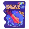 LEAN TOYS Tintenfisch Gummi-Figur dehnbar realistisch Meerestier 14 cm