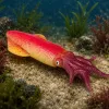 LEAN TOYS Tintenfisch Gummi-Figur dehnbar realistisch Meerestier 14 cm