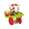 LEAN TOYS Supermarkt Set mit Einkaufskorb, Waage und Lebensmitteln