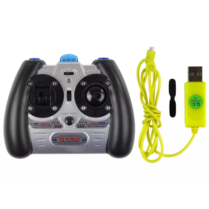 LEAN TOYS SYMA S107G RC-Helikopter mit Fernbedienung und wiederaufladbarem Akku - Blau
