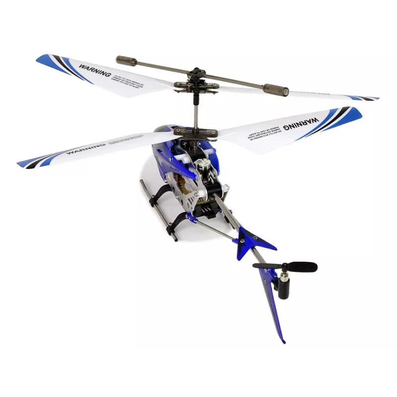 LEAN TOYS SYMA S107G RC-Helikopter mit Fernbedienung und wiederaufladbarem Akku - Blau