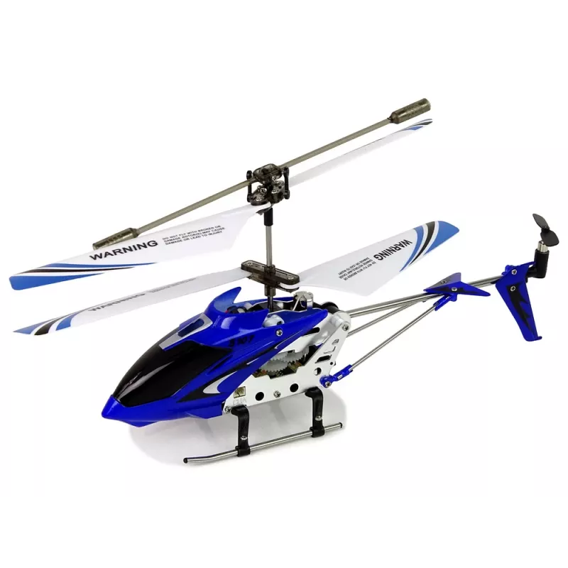 LEAN TOYS SYMA S107G RC-Helikopter mit Fernbedienung und wiederaufladbarem Akku - Blau