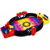 LEAN TOYS Tischfußball Arcade-Spiel für 2 Spieler – Kompaktes Kicker-Spiel mit 18 Spielern, Stahlstangen & Anzeigetafel