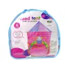 LEAN TOYS Zeltpalast Prinzessinnenburg Basis für Kinder Pink