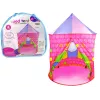 LEAN TOYS Zeltpalast Prinzessinnenburg Basis für Kinder Pink