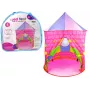 LEAN TOYS Zeltpalast Prinzessinnenburg Basis für Kinder Pink