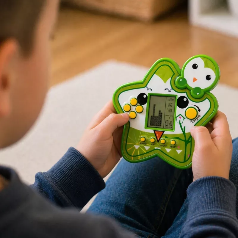 LEAN TOYS Tetris Star Electronic Game - Grün