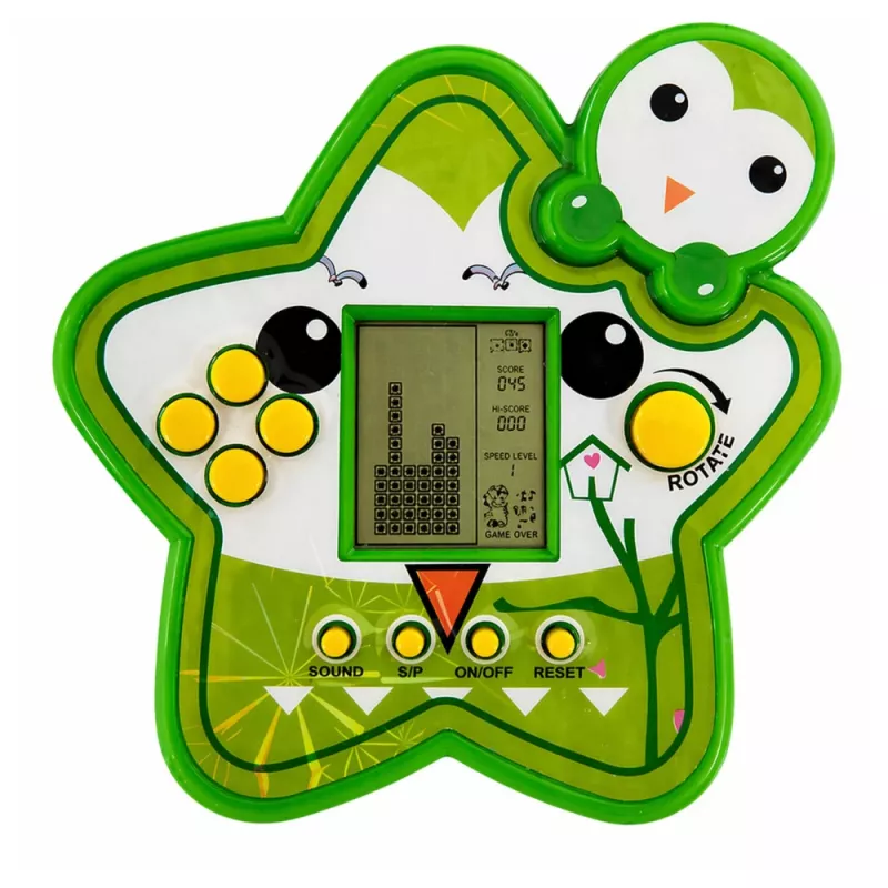 LEAN TOYS Tetris Star Electronic Game - Grün
