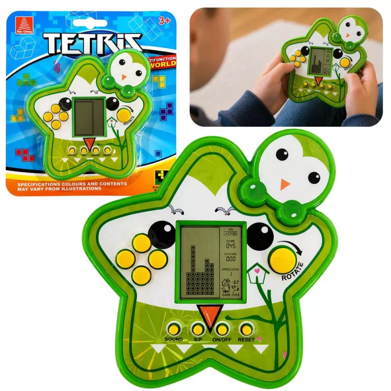 LEAN TOYS Tetris Star Electronic Game - Grün