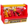LEAN TOYS Werkzeugkasten Hammer Zange Rot