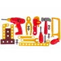 LEAN TOYS Werkzeugkasten Hammer Zange Rot
