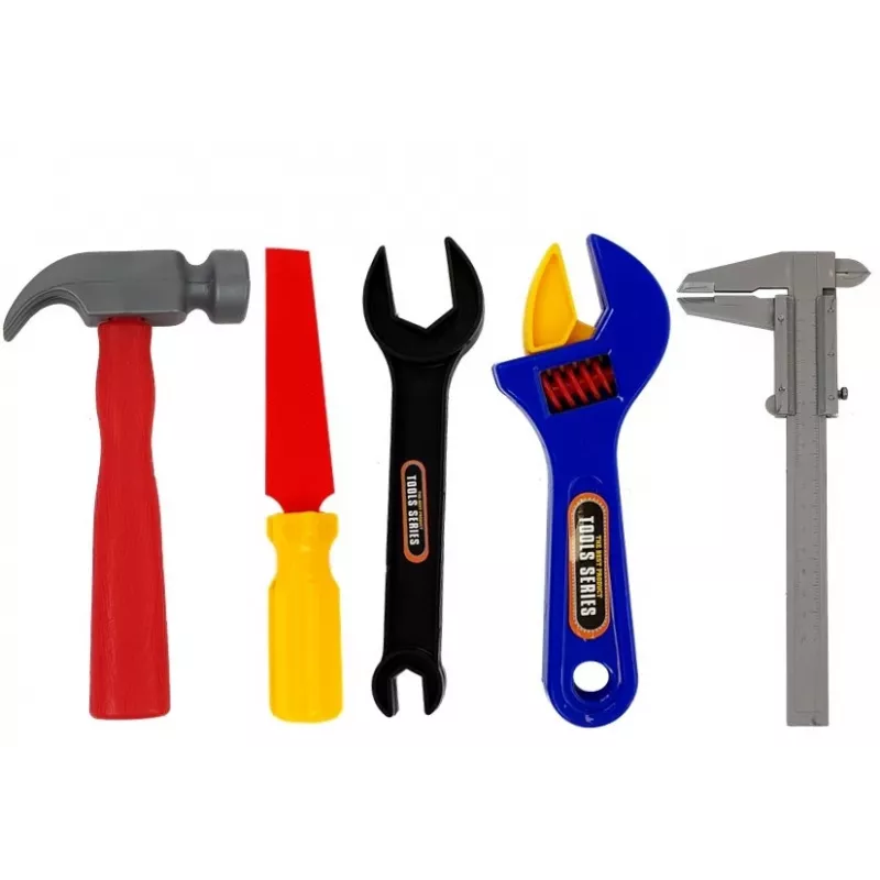 LEAN TOYS Werkzeugset für kleine Bastler 37-teilig
