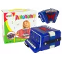 LEAN TOYS Spielzeug-Akkordeon für kleine Musiker, Blau (Modell 9423)