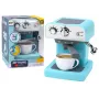 LEAN TOYS Spielzeug-Kaffeemaschine Haushaltsgeräte Wasser Dampf Türkis