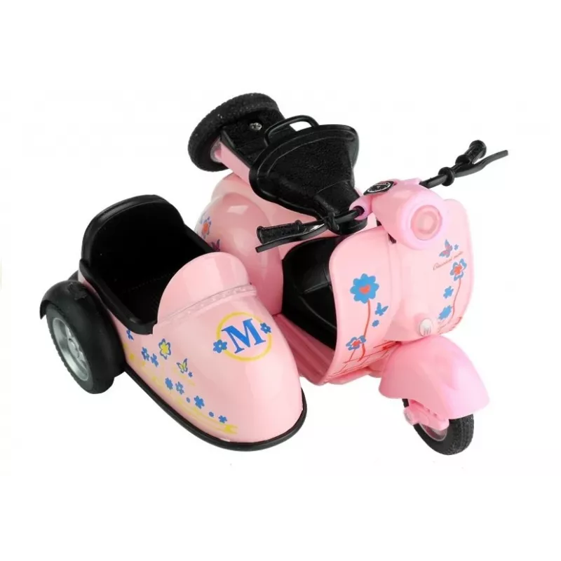 LEAN TOYS Spielzeug-Motorrad 3 Farben Fahren Lichter Spiel 1:14