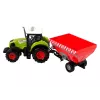 LEAN TOYS Traktor Farm abnehmbarer Getreideanhänger Sound Grün