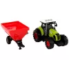 LEAN TOYS Traktor Farm abnehmbarer Getreideanhänger Sound Grün