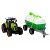 LEAN TOYS Traktor für Kinder mit Anhänger Tankwagen Bauernhof