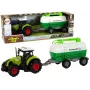 LEAN TOYS Traktor für Kinder mit Anhänger Tankwagen Bauernhof