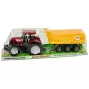 LEAN TOYS Traktor Roter Kipper Gelber Traktor 50 cm