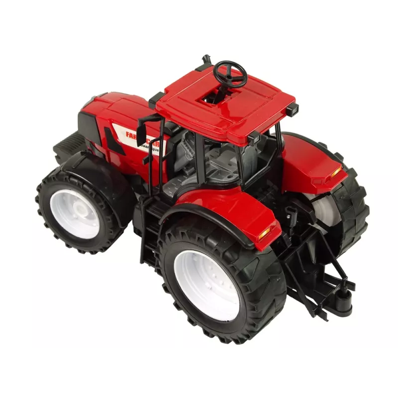 LEAN TOYS Traktor Roter Kipper Gelber Traktor 50 cm