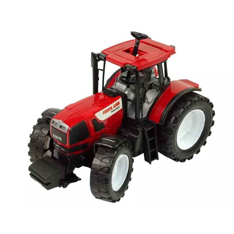 LEAN TOYS Traktor Roter Kipper Gelber Traktor 50 cm