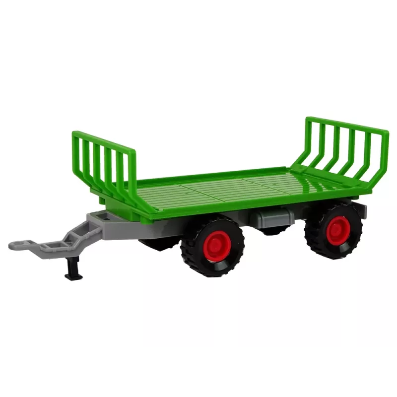 LEAN TOYS Traktor mit Anhänger Bauernhofauto