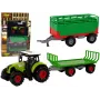 LEAN TOYS Traktor mit Anhänger Bauernhofauto