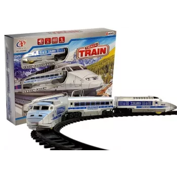 LEAN TOYS Zug-Akku mit Licht und Sound