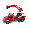 LEAN TOYS Truck mit Bagger Traktor Bagger Sound Licht