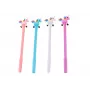 LEAN TOYS Unicorn Kugelschreiber Schwarze Kappe Nachfüllung Mix Weiß Pink 0,5mm