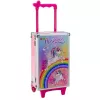 LEAN TOYS Einhorn rosa Rollkoffer Beauty-Set
