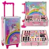 LEAN TOYS Einhorn rosa Rollkoffer Beauty-Set