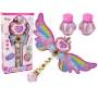 LEAN TOYS Seifenblasenstab mit Lichtern und Geräuschen Pink