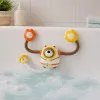 LEAN TOYS Wasserbadspielzeug Teddybär Astronaut Dusche mit Wasserzirkulation Saugnäpfen