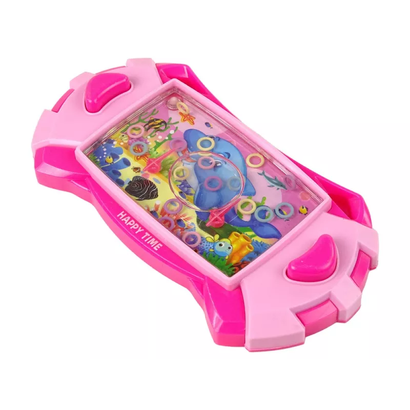 LEAN TOYS Wasser-Delfin Arcade-Spielkonsole Pink