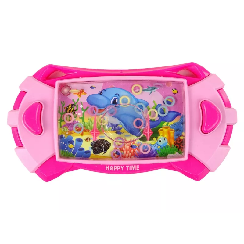 LEAN TOYS Wasser-Delfin Arcade-Spielkonsole Pink