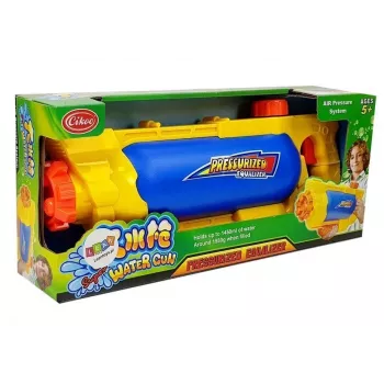 LEAN TOYS Wasserpistole 1450 ml Gelb-Blau