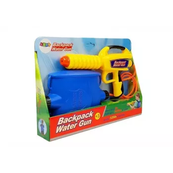 LEAN TOYS Wasserpistole mit 1080 ml Tank Gelb-Blau