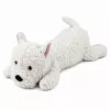 LEAN TOYS West Highland White Terrier Plüschhund Kuscheltier, Weiß, 40 cm