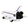 LEAN TOYS Weißer ferngesteuerter F-16 Kampfjet (2,4 GHz, RTF)