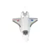 LEAN TOYS Weißer ferngesteuerter F-16 Kampfjet (2,4 GHz, RTF)