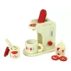 LEAN TOYS Holz-Kaffeemaschinen-Zubehör Küche Kinder