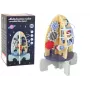 LEAN TOYS Holzschläger Lernperlen Zahnräder