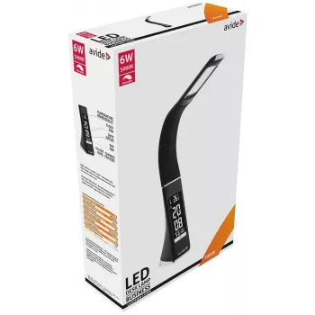 Avide LED Schreibtischlampe Business Calendar Schwarz 6W