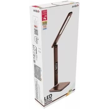 Avide LED Schreibtischlampe Büro Kalender Braun 6W 350lm