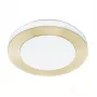 LED LENSER EGLO Led Carpi Deckenleuchte 18W 2200lm 3000K IP44 Weiß/Chrom